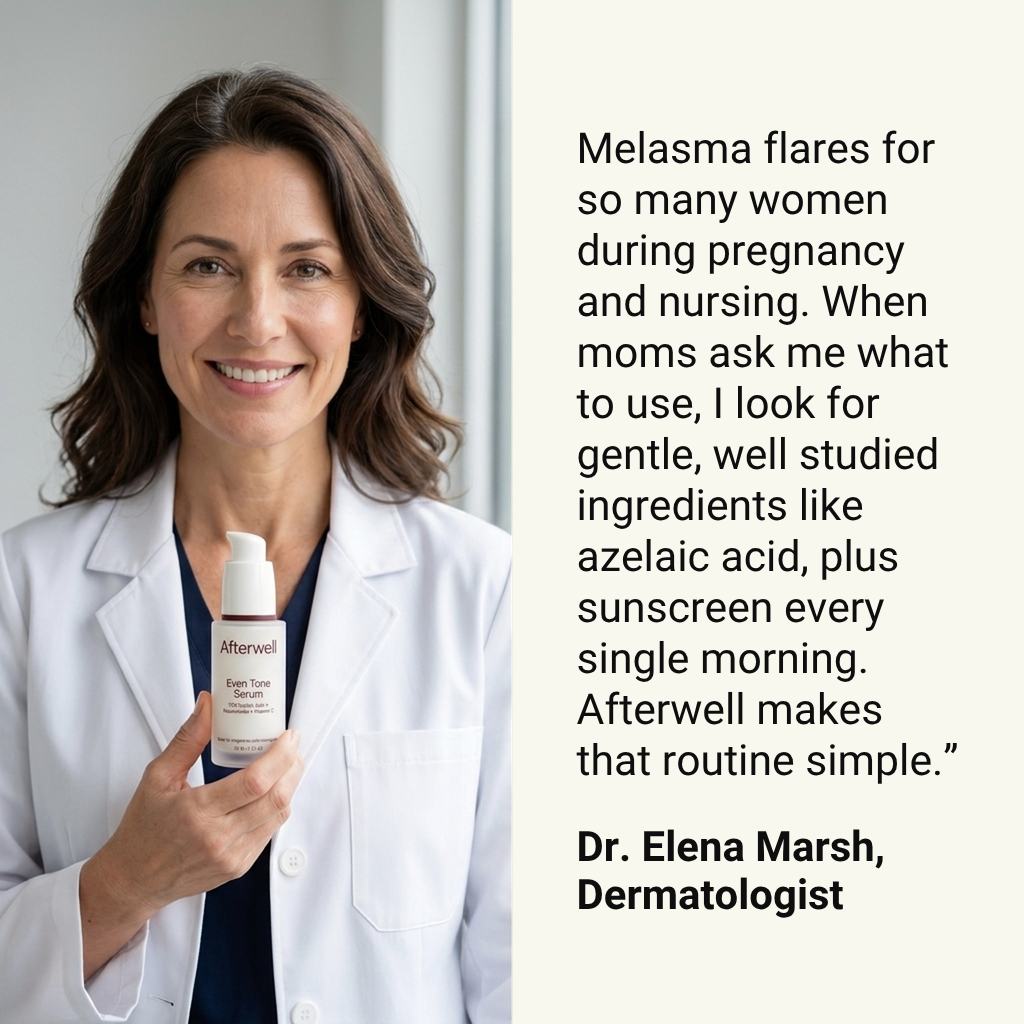 Afterwell Melasma Care Serum.
